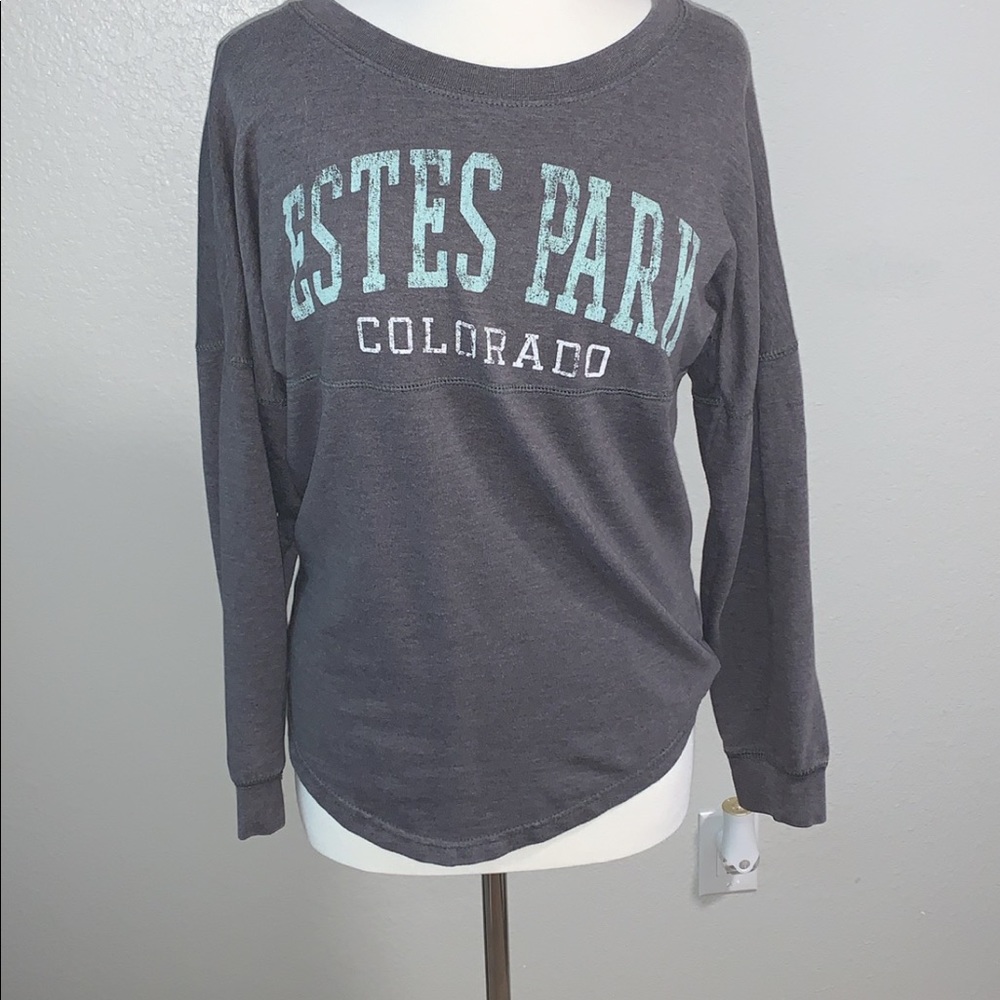 Grey tourist long sleeve shirt